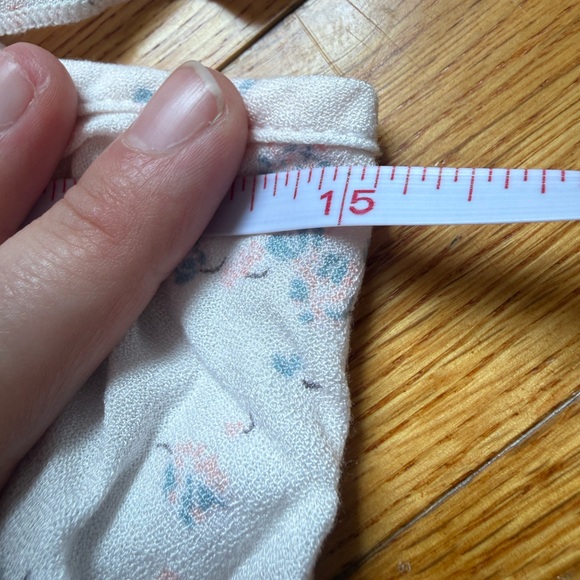 Urban Romantics Floral Ruffle Lace Trim Cottagecore Top Size S - Picture 8 of 9